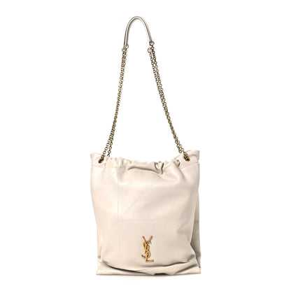 Saint Laurent Lambskin Matelasse Monogram Medium Jamie 4.3 Pochon Blanc Vintage 1 of 11