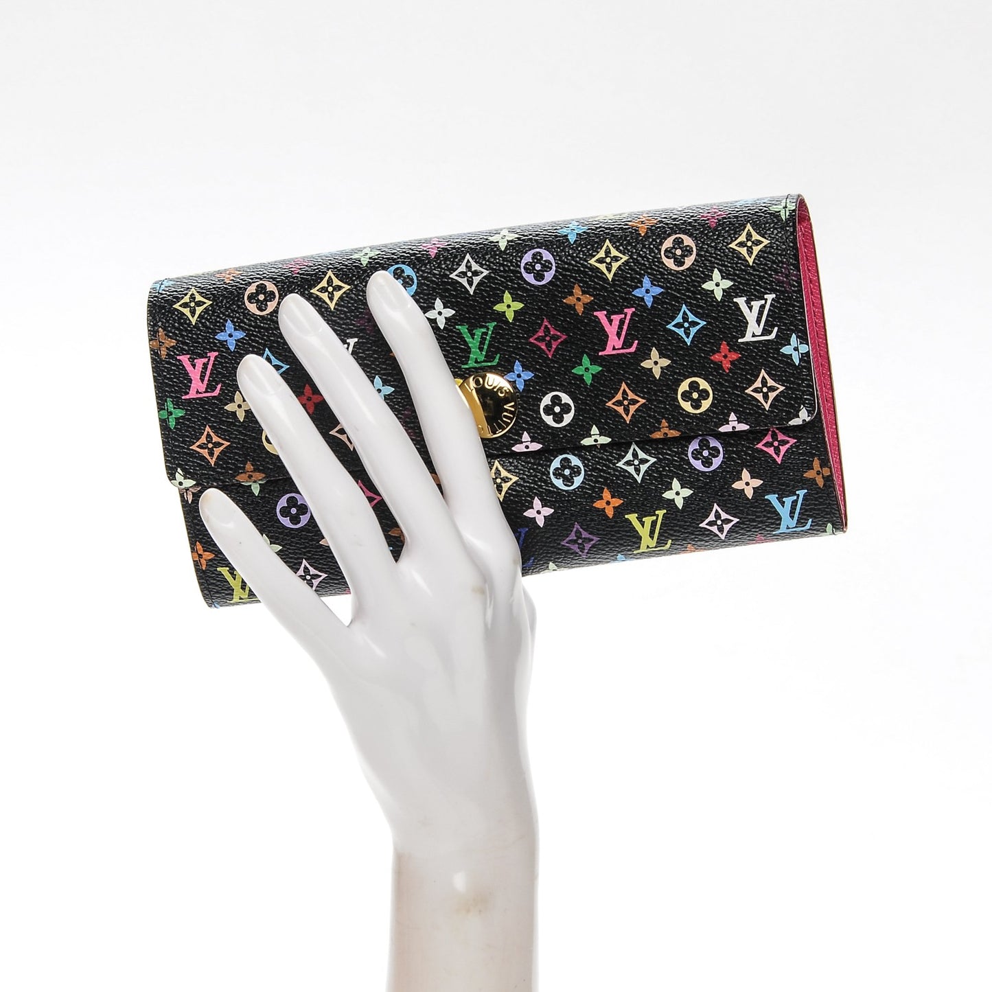 Monogram Multicolor Sarah Wallet Black Grenade
