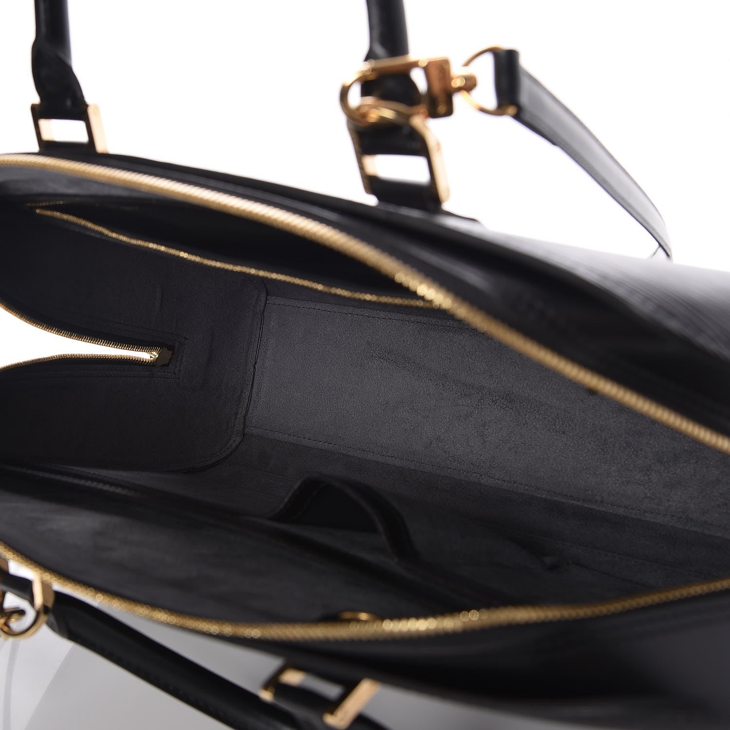 Louis Vuitton Epi Sorbonne PM Briefcase Black 6 of 8