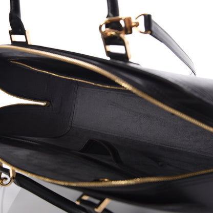Louis Vuitton Epi Sorbonne PM Briefcase Black 6 of 8