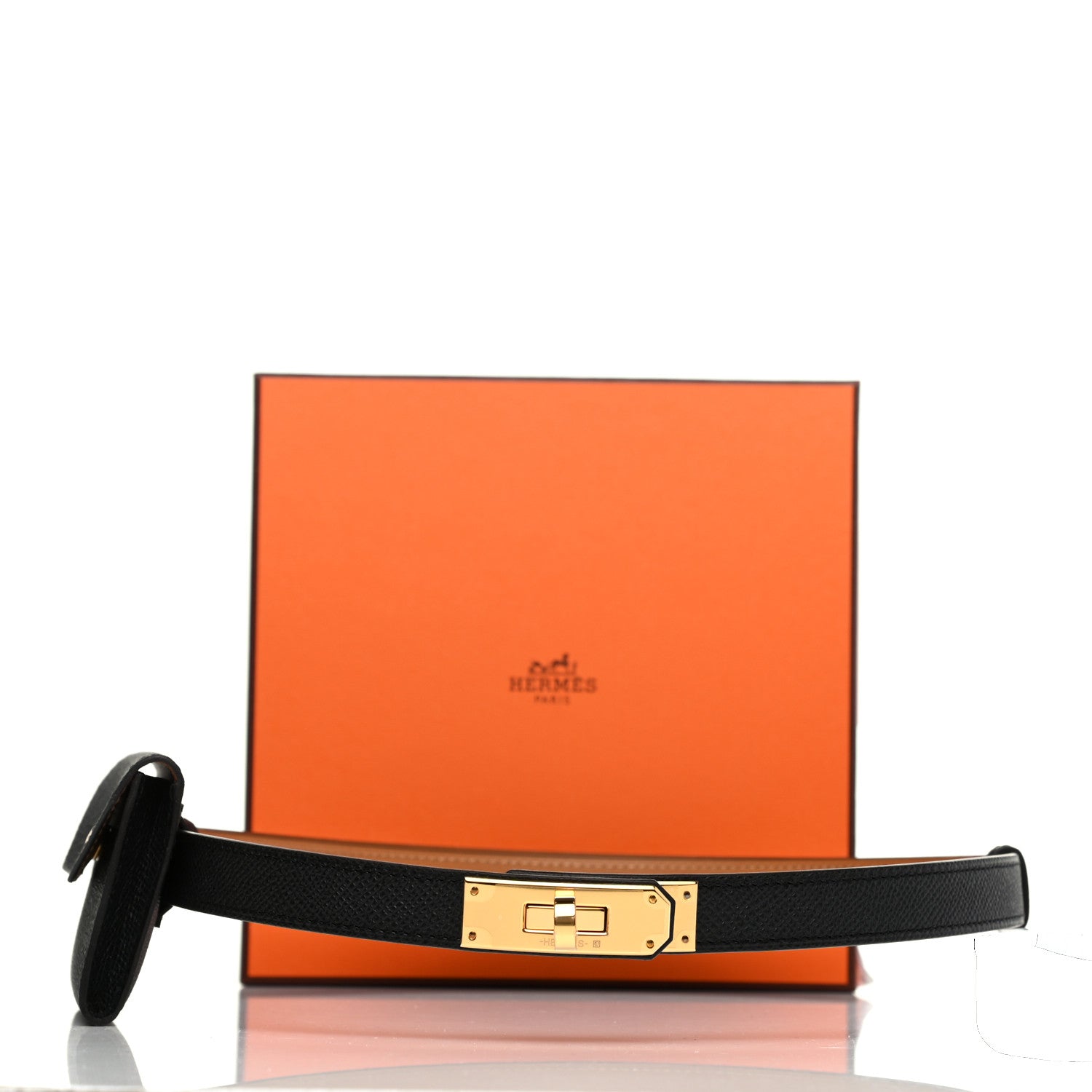 Hermes Epsom Kelly Pocket Belt Black 9 of 9