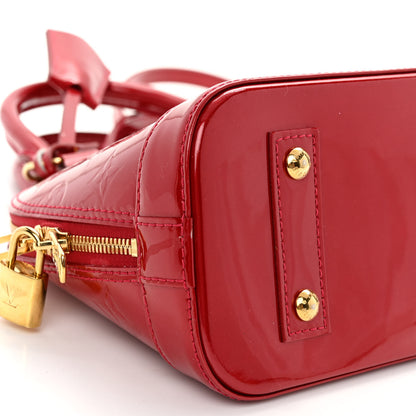 Louis Vuitton Vernis Alma BB Pomme D'Amour 8 of 9