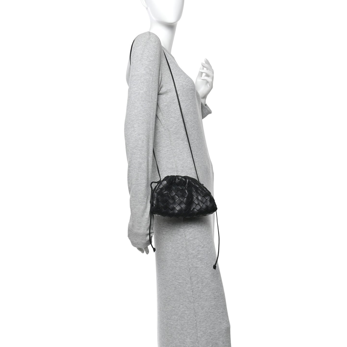 Nappa Intrecciato The Mini Pouch Black