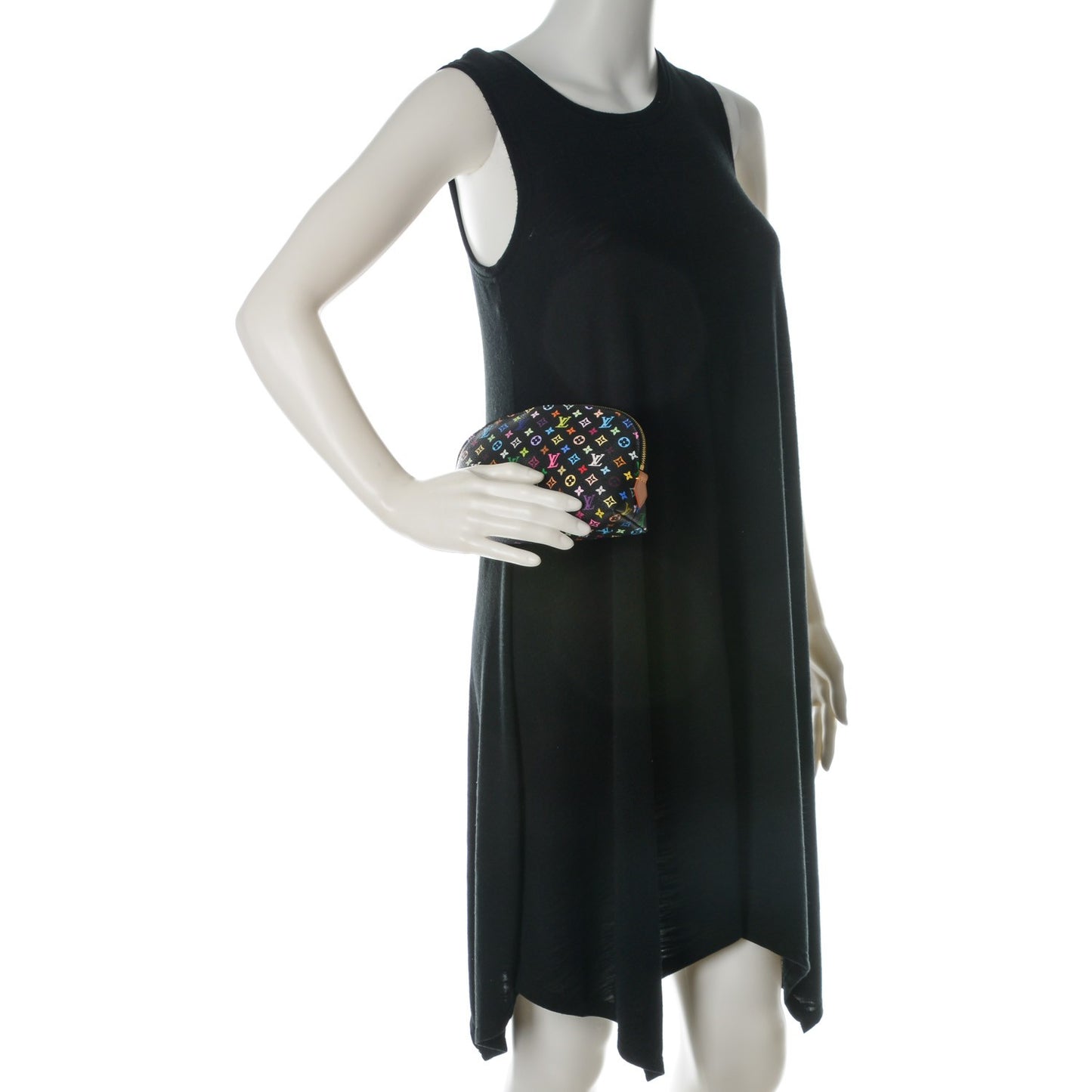 Monogram Multicolor Cosmetic Pouch Black Grenade