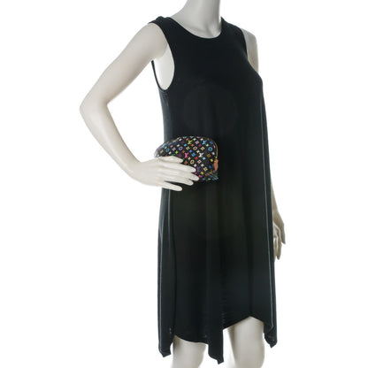 Louis Vuitton Monogram Multicolor Cosmetic Pouch Black Grenade 2 of 7