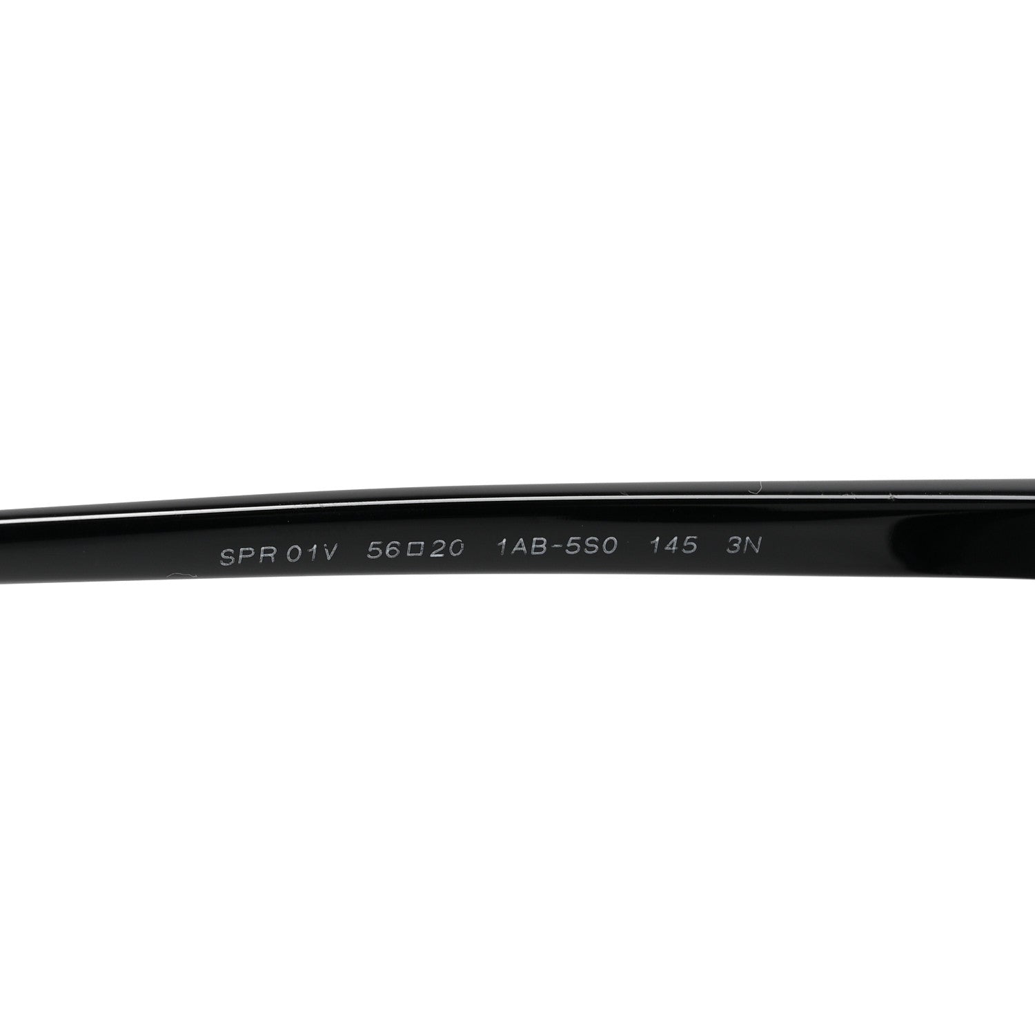 Prada Acetate Cat Eye Sunglasses SPR 01V Black 5 of 7