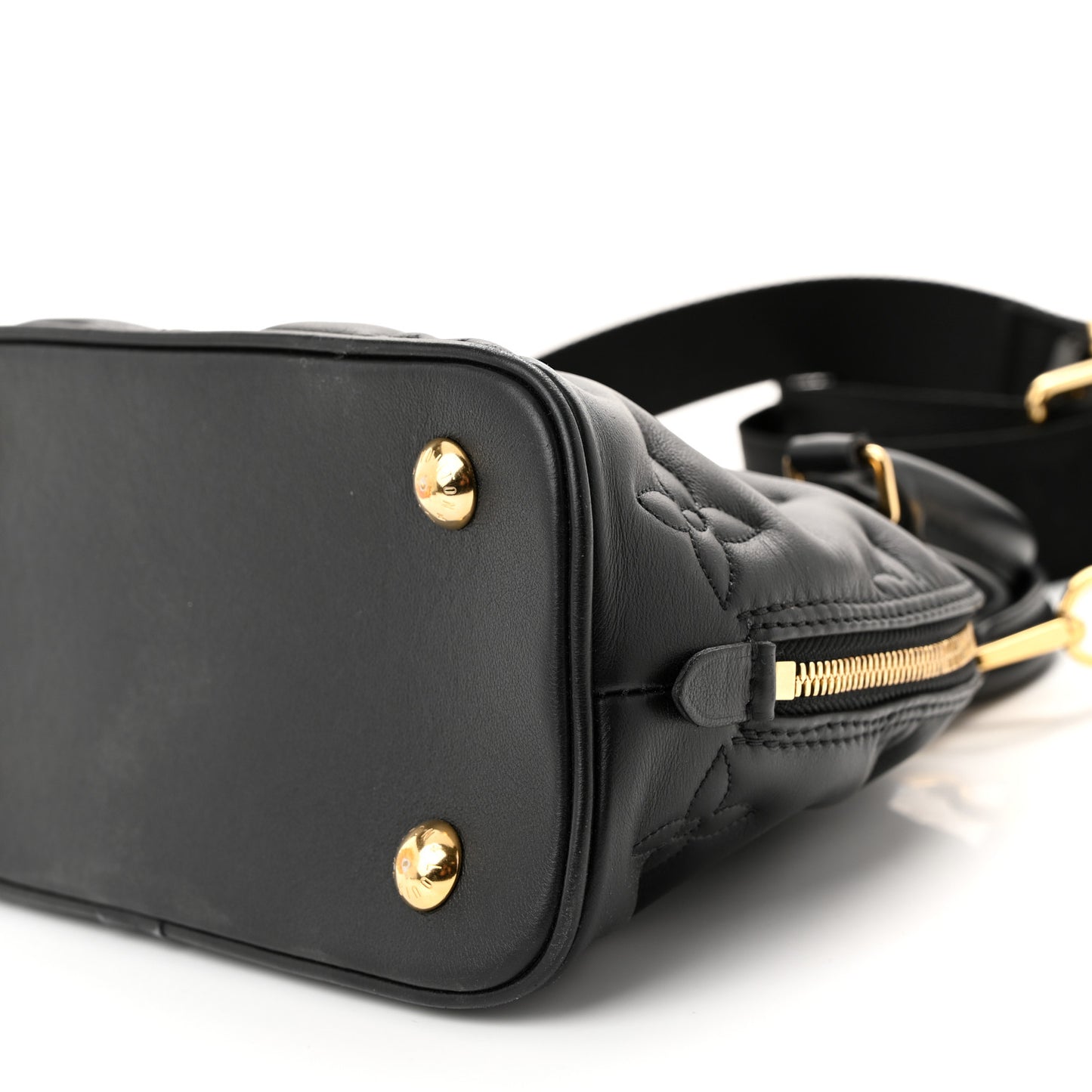 Calfskin Bubblegram Alma BB Black
