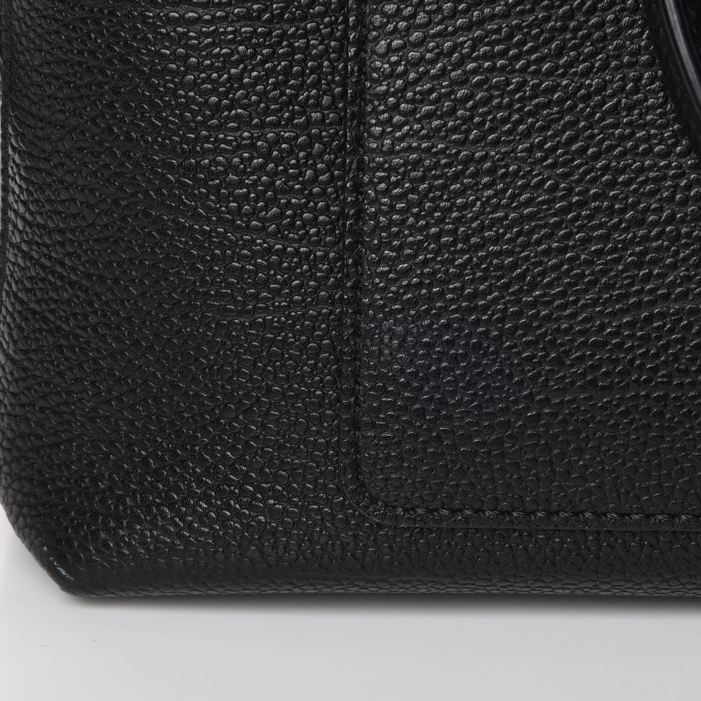 Grained Calfskin Medium Ella Boston Black