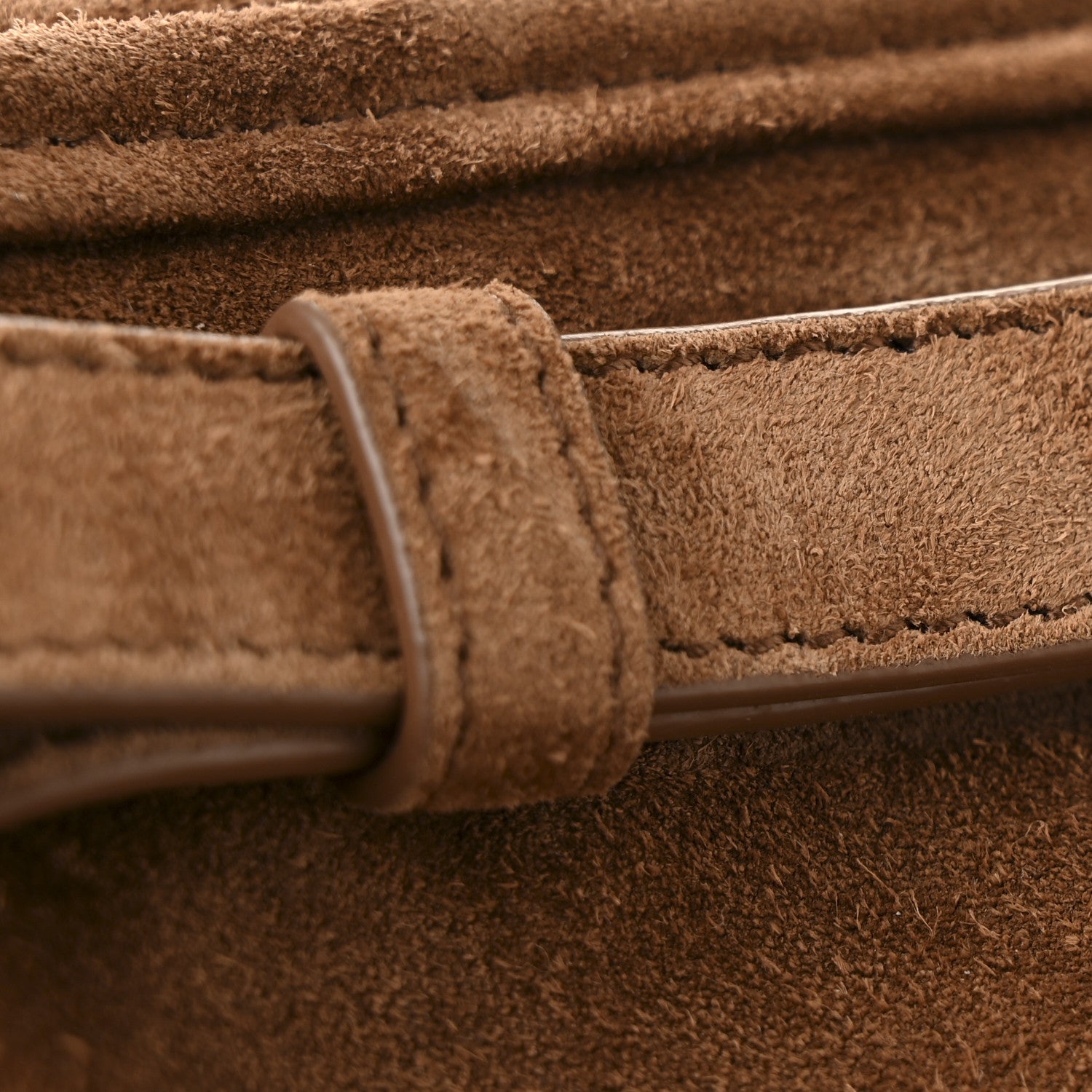 Prada Suede Large Bonnie Shoulder Bag Cocoa Brown 12 of 13