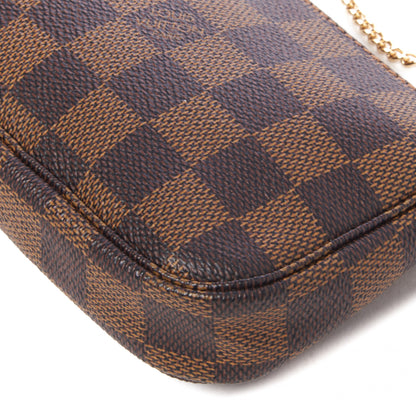 Louis Vuitton Damier Ebene Mini Pochette Accessories 4 of 8