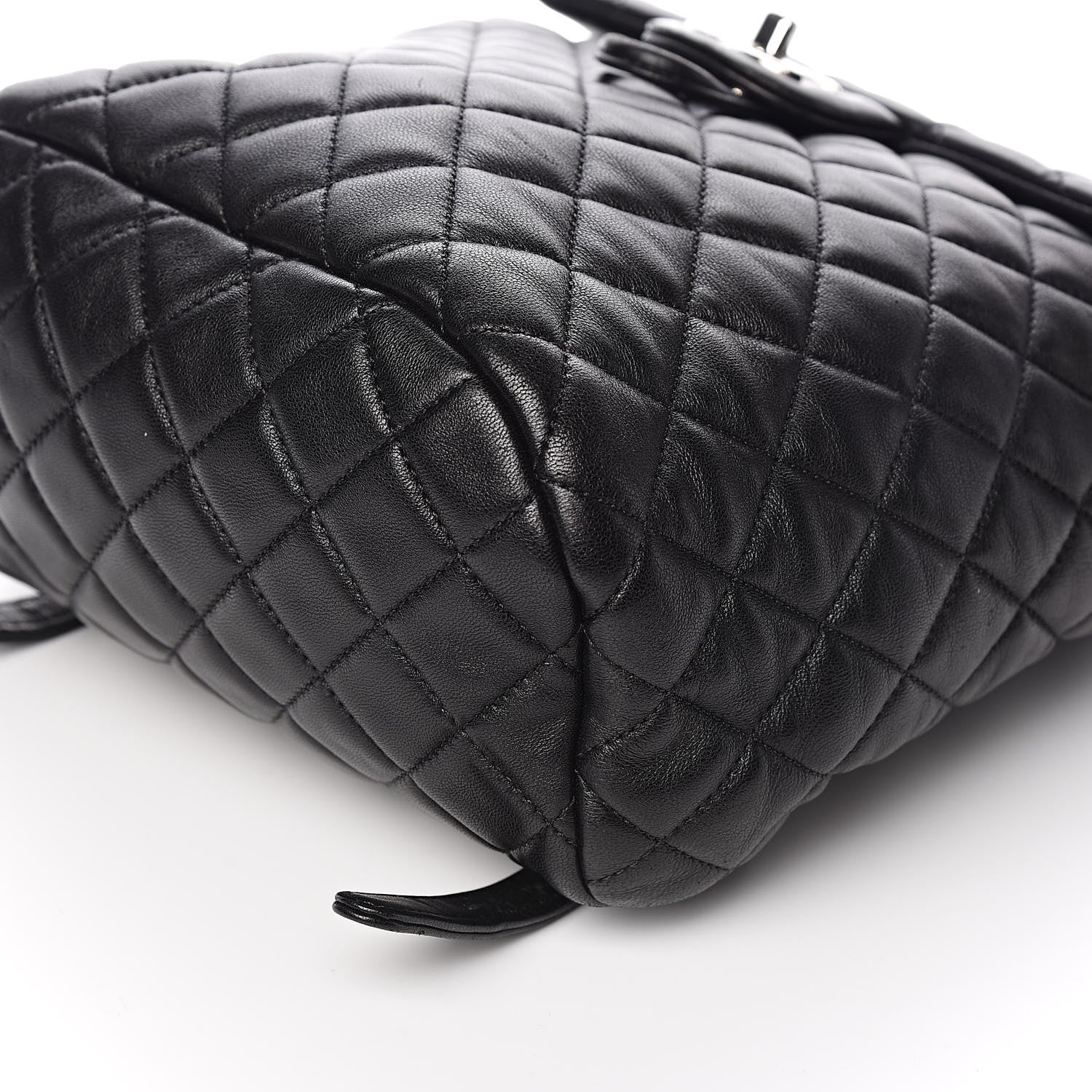 Chanel Lambskin Quilted Small Urban Spirit Backpack Black 9 of 10