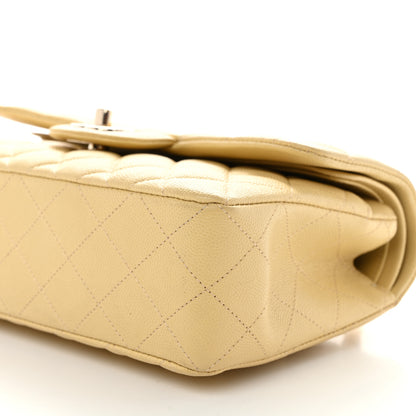 Chanel Caviar Quilted Small Double Flap Yellow 10 of 12