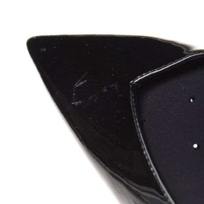 Saint Laurent Patent Calfskin Edie Studded Sock Pumps 35.5 Black 9 of 11