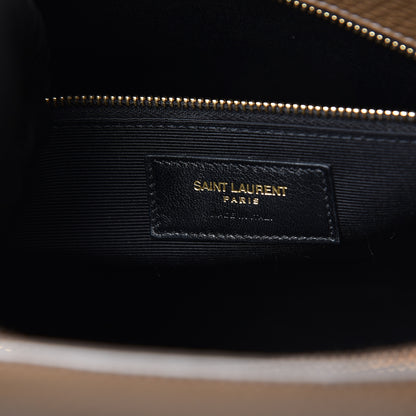 Saint Laurent Grained Calfskin Small Sac De Jour Taupe 7 of 13