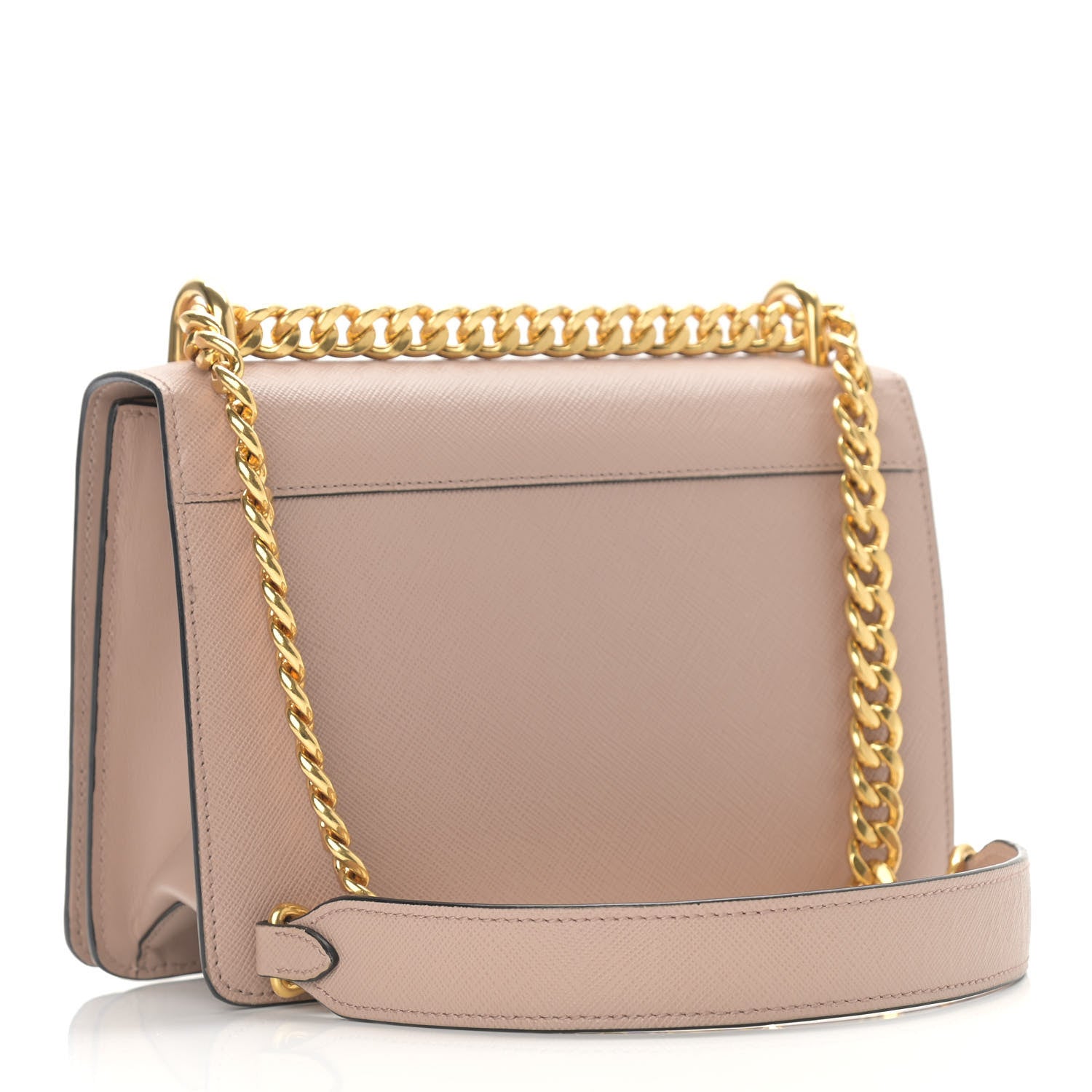 Prada Saffiano Chain Shoulder Bag Cammeo 3 of 11