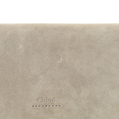 Chloe Suede Calfskin Faye Clutch Motty Grey 10 of 14