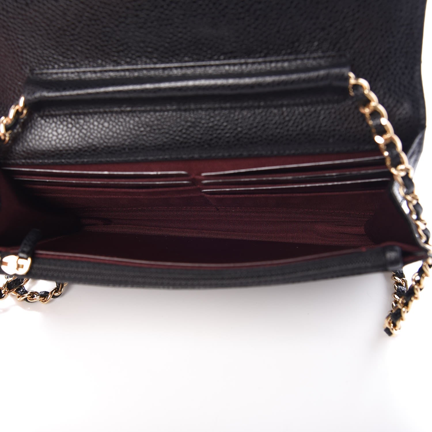 Chanel Caviar Quilted Wallet On Chain WOC Black 5 of 9
