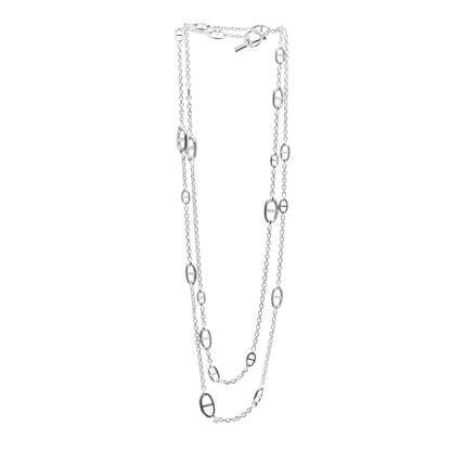 Hermes Sterling Silver Farandole Necklace 160 2 of 4
