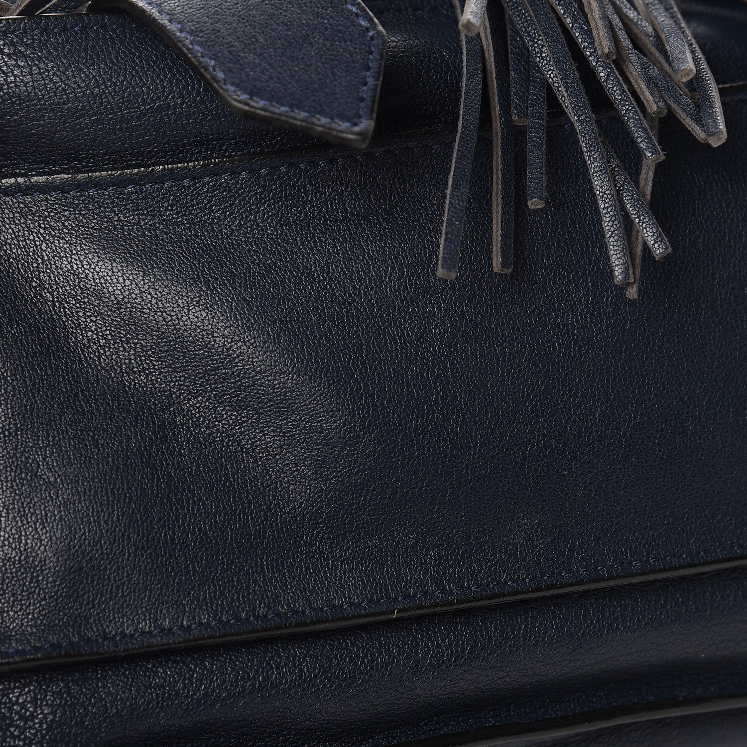 Proenza Schouler Lambskin Fringe Medium PS1 Satchel Midnight 22 of 29