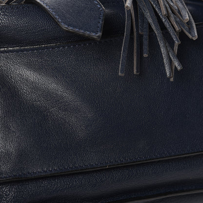 Proenza Schouler Lambskin Fringe Medium PS1 Satchel Midnight 22 of 29