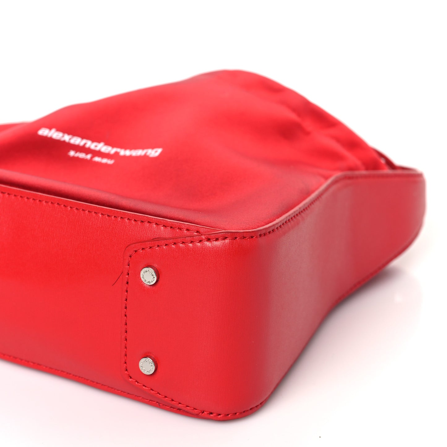 Satin Calfskin Small Ryan Bag Bright Red