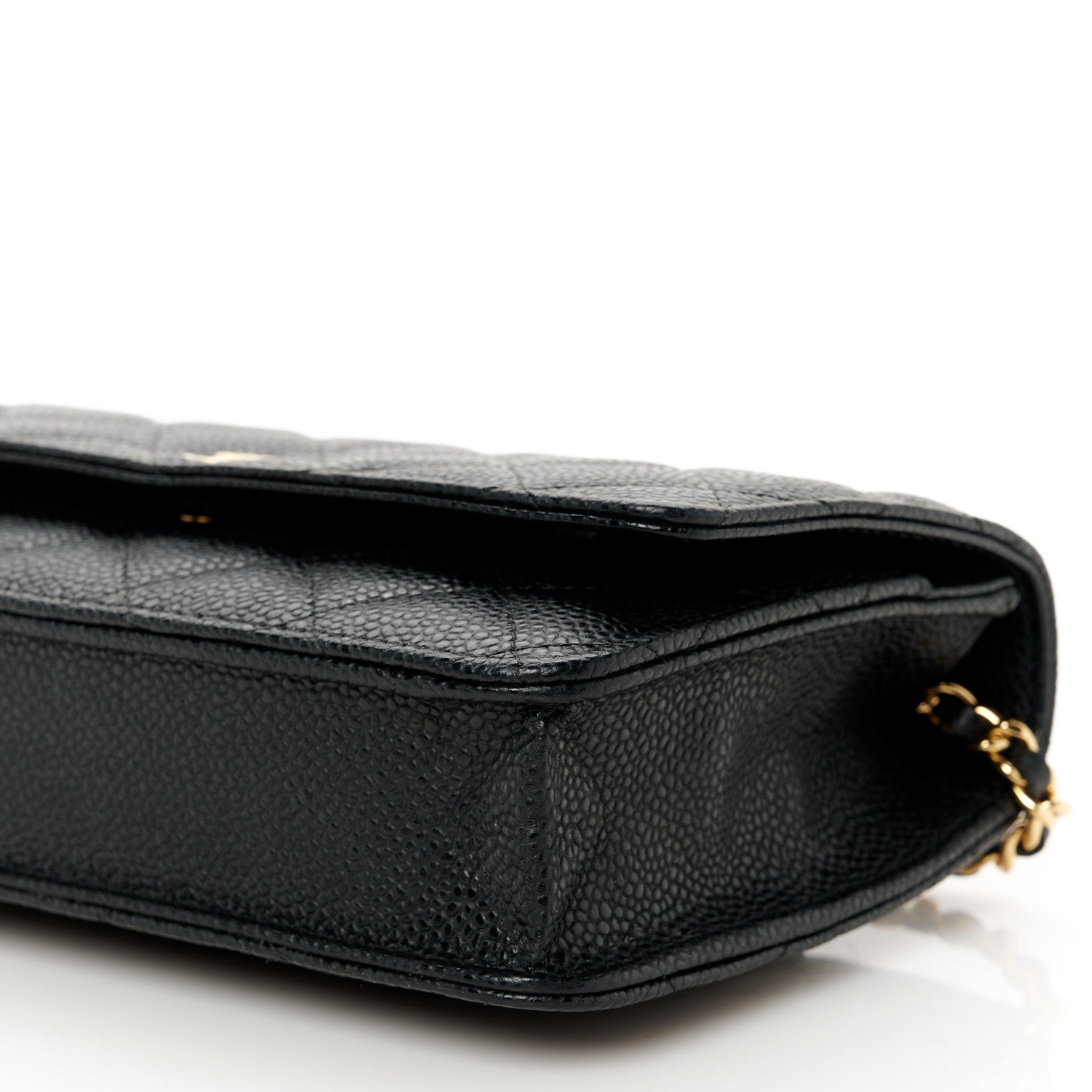 Chanel Caviar Quilted Wallet on Chain WOC Black 11 of 12