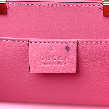 Gucci Plexiglass Mini Sylvie 1969 Top Handle Bag Pink 6 of 10
