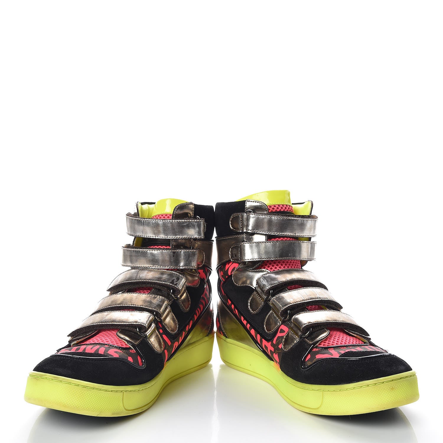 Louis Vuitton Monogram Graffiti Sneakers 40 Fuchsia 5 of 17