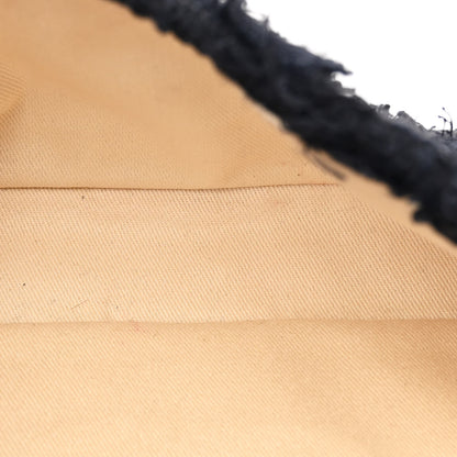 Chanel Tweed Medium Nature Single Flap Navy 5 of 10