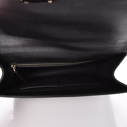 Valentino Garavani Vitello Medium Glam Lock Rockstud Flap Black 6 of 8