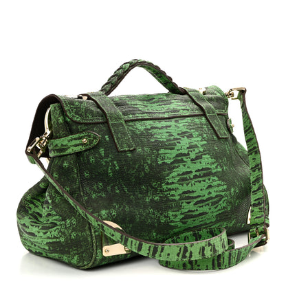 Mulberry Lizard Print Travel Day Grass Green 3 of 10