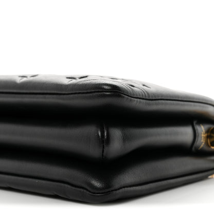 Louis Vuitton Lambskin Embossed Monogram Coussin BB Black 8 of 8