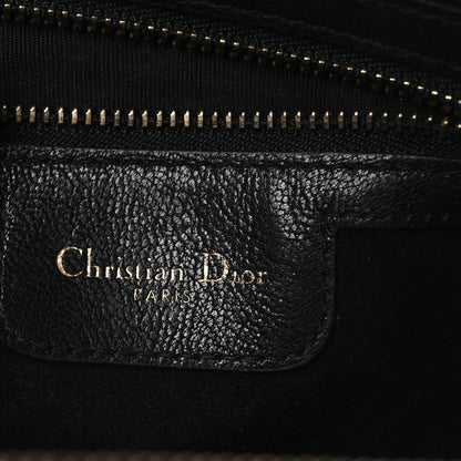 Christian Dior Goatskin Double Saddle Pouch Black 6 of 12