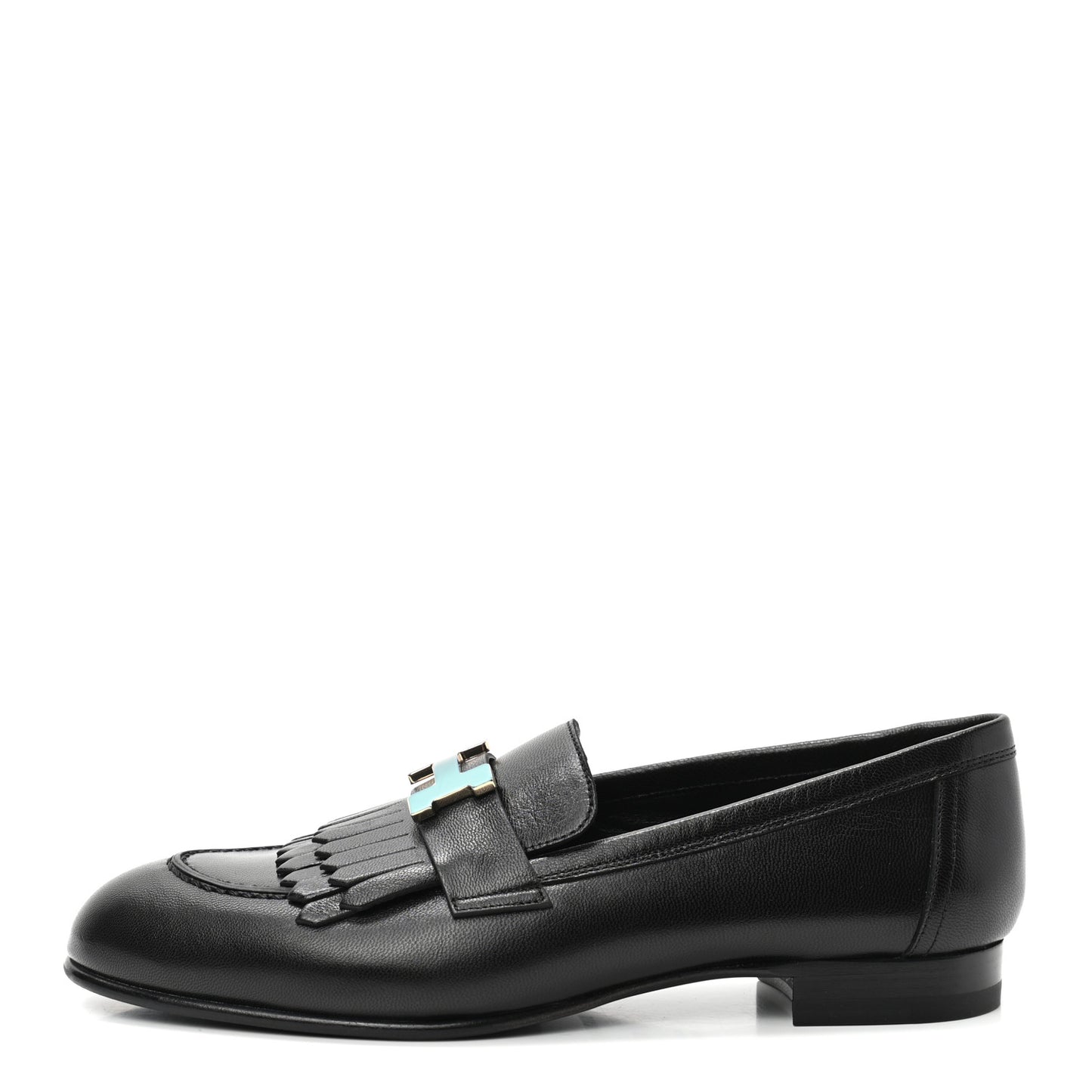 Goatskin Womens Royal Loafers 37 Black