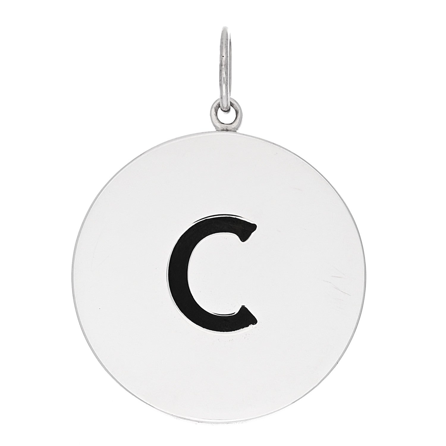 Tiffany Sterling Silver Block Letter C Charm 1 of 4