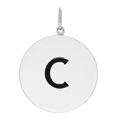 Tiffany Sterling Silver Block Letter C Charm 1 of 4
