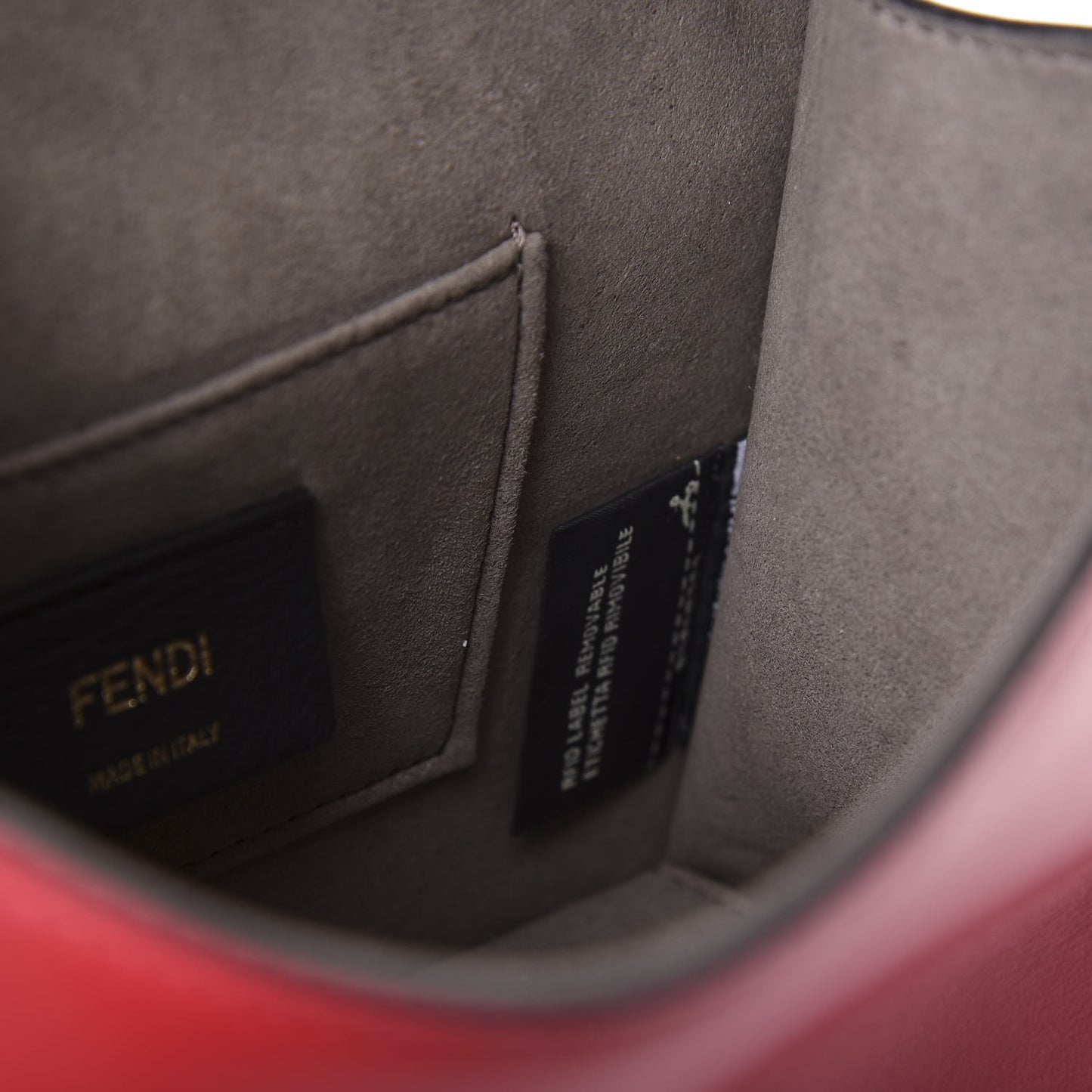 Vitello Century Opaco F is Fendi Small Kan I Shoulder Bag Fragola