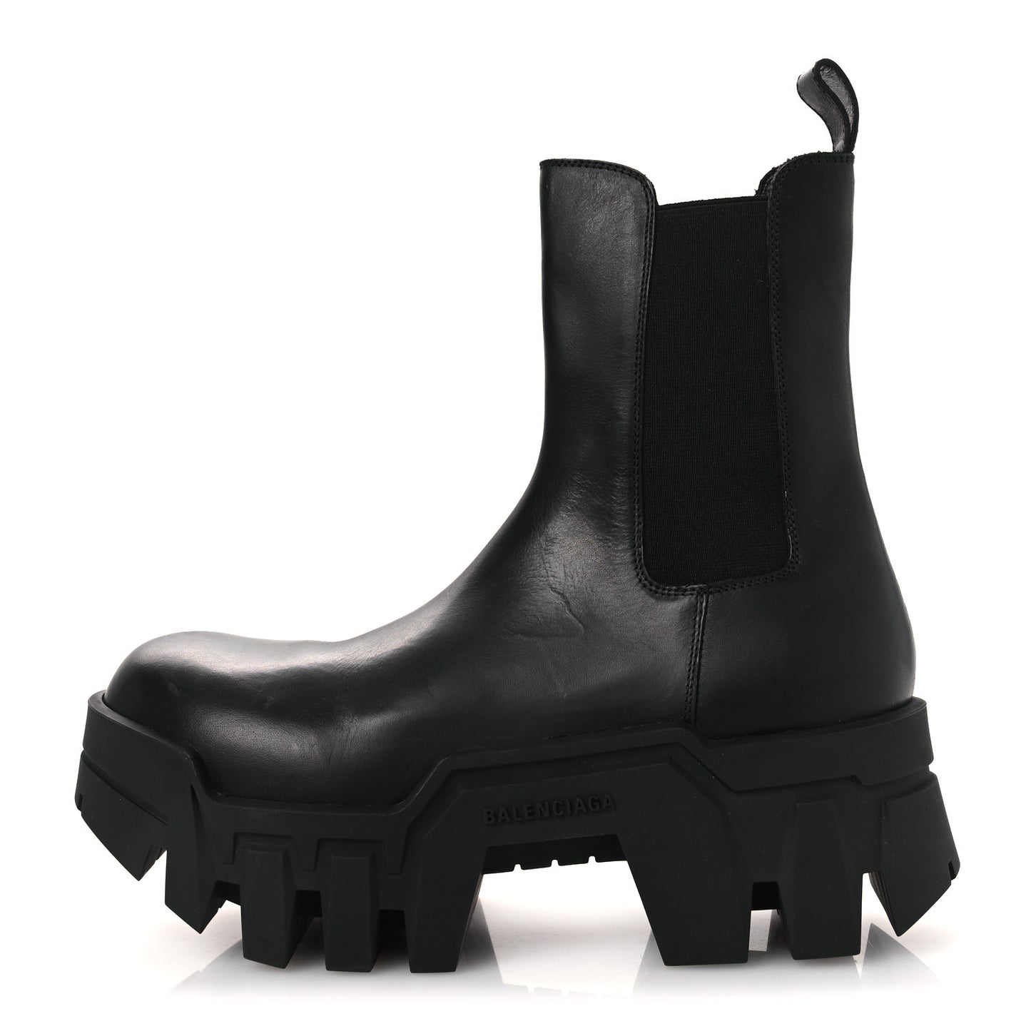 Smooth Calfskin Bulldozer Chelsea Boots 40 Black