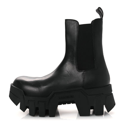 Balenciaga Smooth Calfskin Bulldozer Chelsea Boots 40 Black 1 of 12