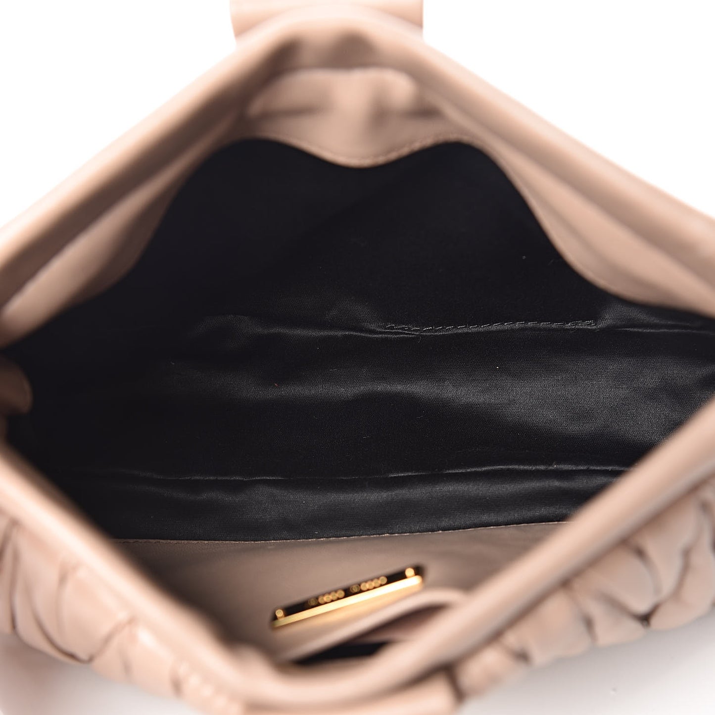 Nappa Matelasse Clutch Cammeo