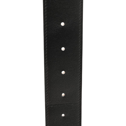 Hermes Togo Swift 32mm Gamma Belt 85 Gold Black 4 of 4