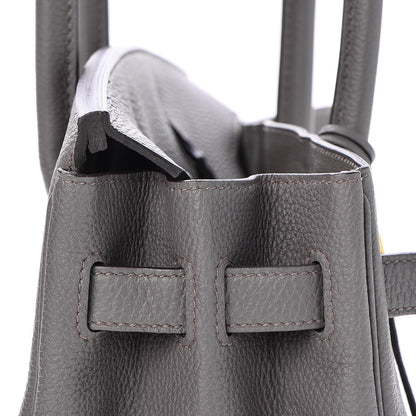 Hermes Togo Birkin 30 Etain 27 of 37