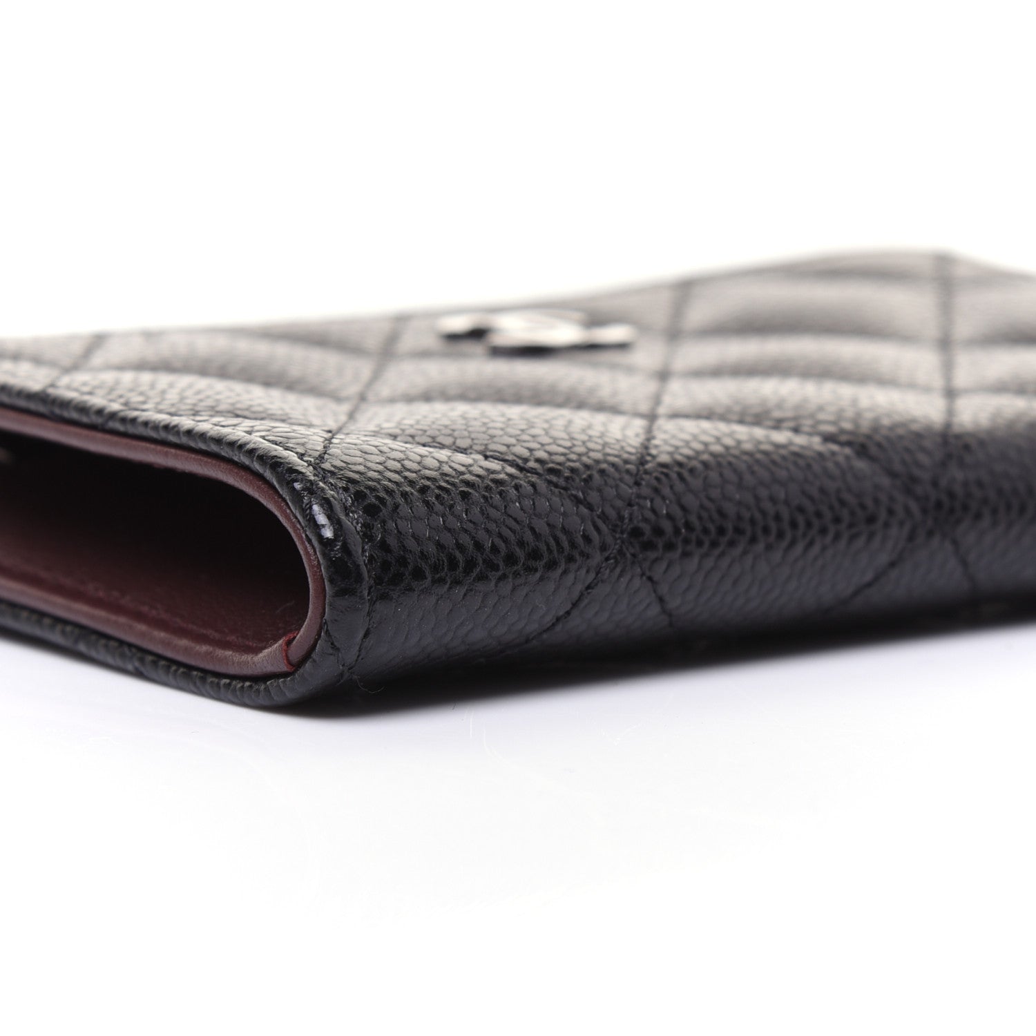 Chanel Caviar Quilted Zipped Key Holder Case Black 6 of 12