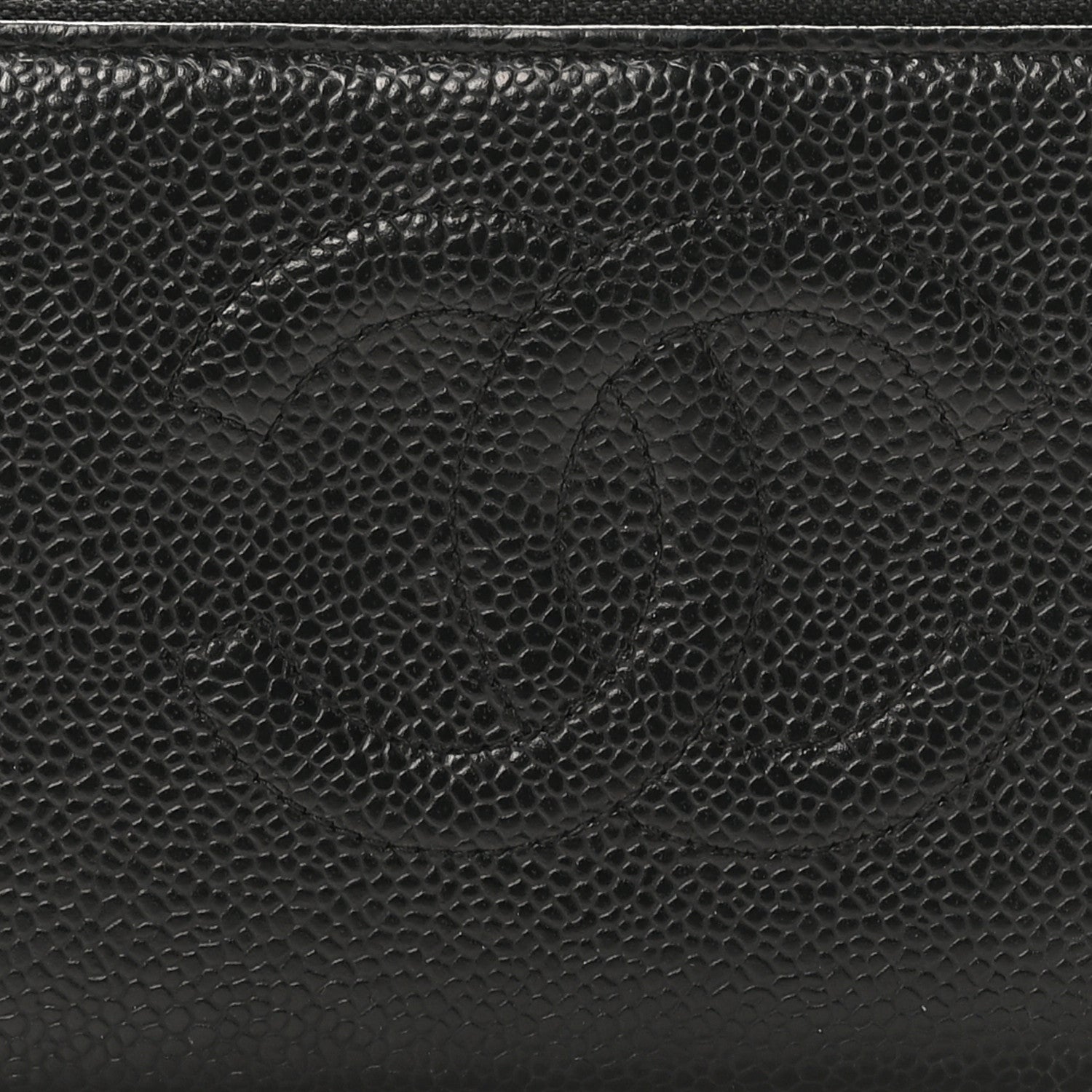 Chanel Caviar CC Timeless Large Zip Around Wallet Black 17 of 21