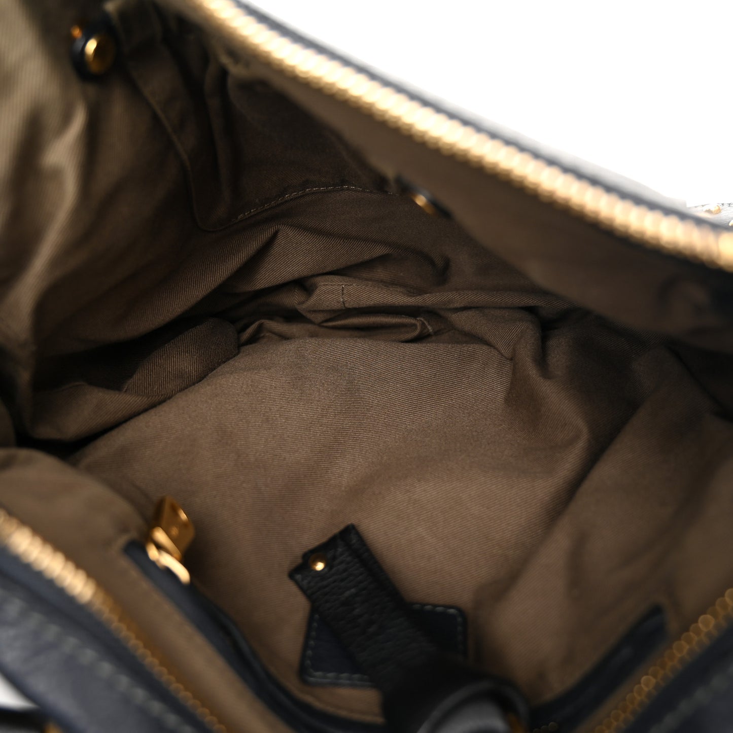 Calfskin Studded Medium Marcie Satchel Black