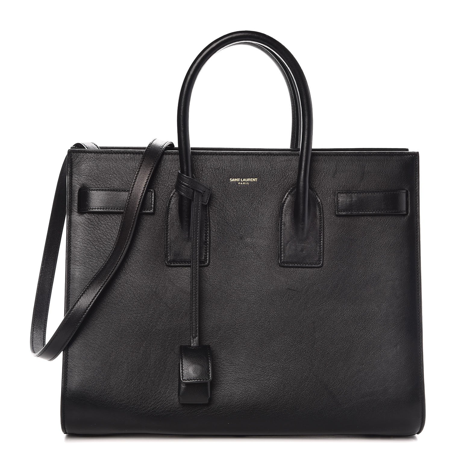 Saint Laurent Calfskin Small Sac De Jour Black 1 of 9