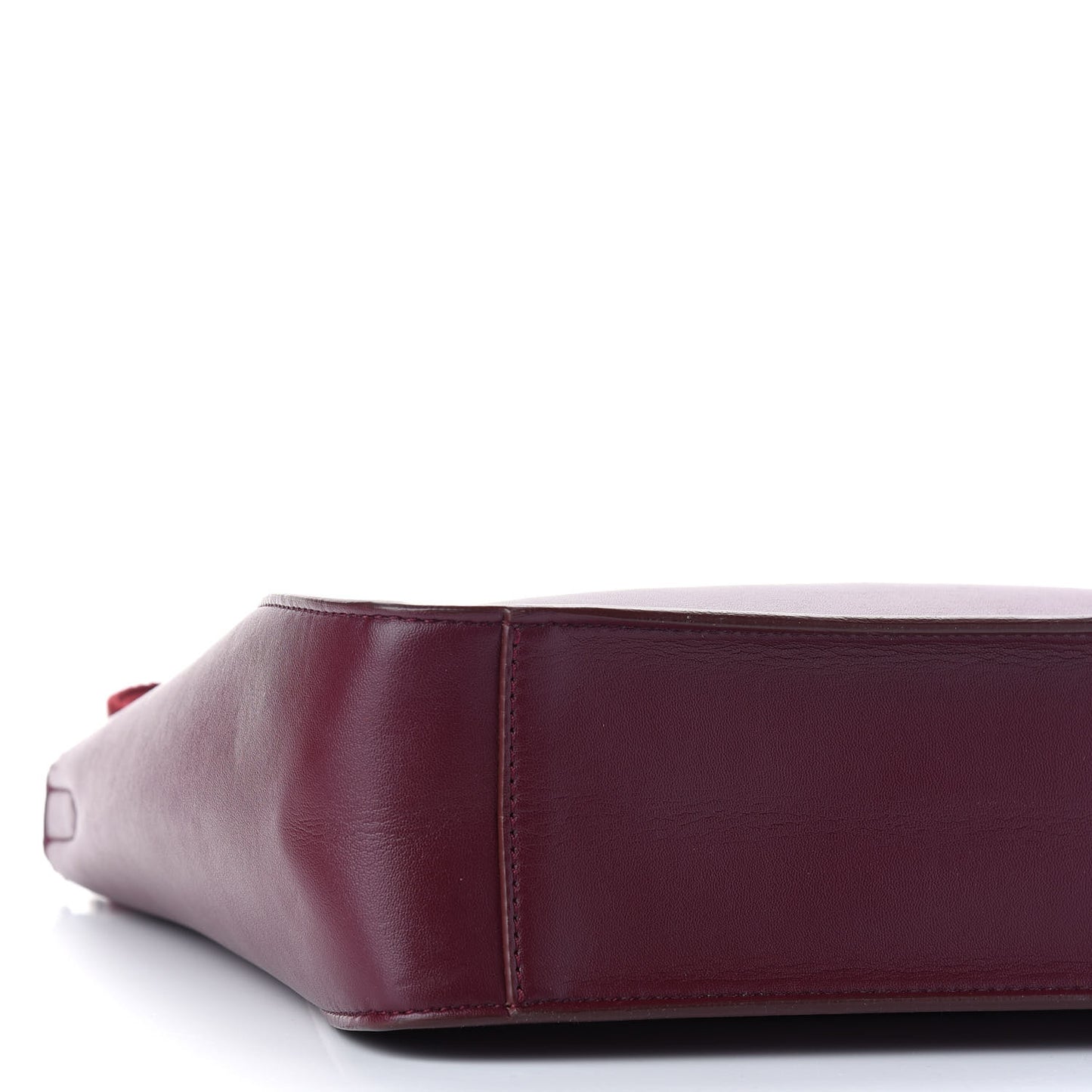 Eco Alter Nappa Perforated Logo Mini Crossbody Wine