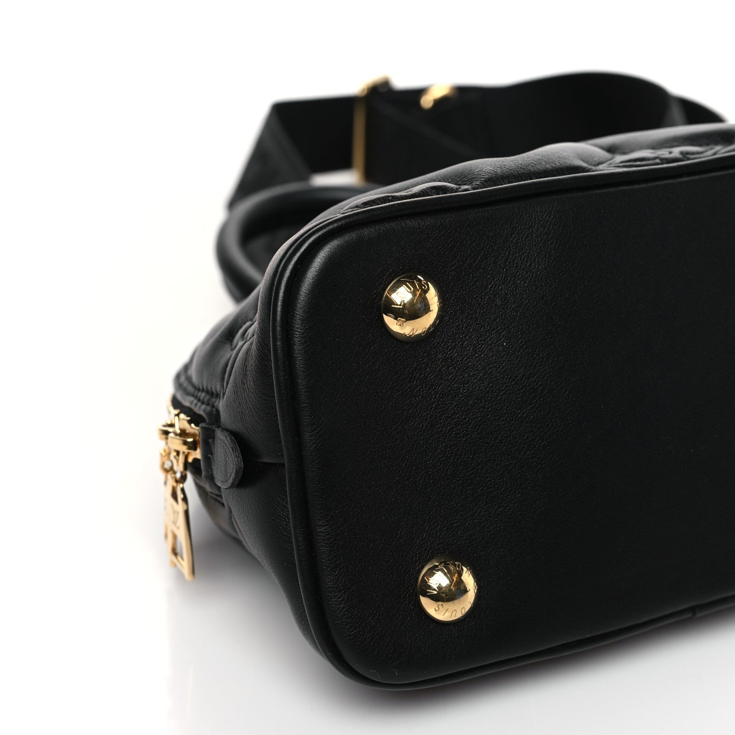 Calfskin Bubblegram Alma BB Black