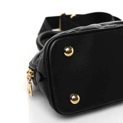 Louis Vuitton Calfskin Bubblegram Alma BB Black 7 of 8