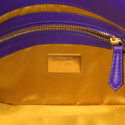 Fendi Sequin Paillettes Shiny Nappa Sex and the City Baguette Viola Purple Rain 6 of 11